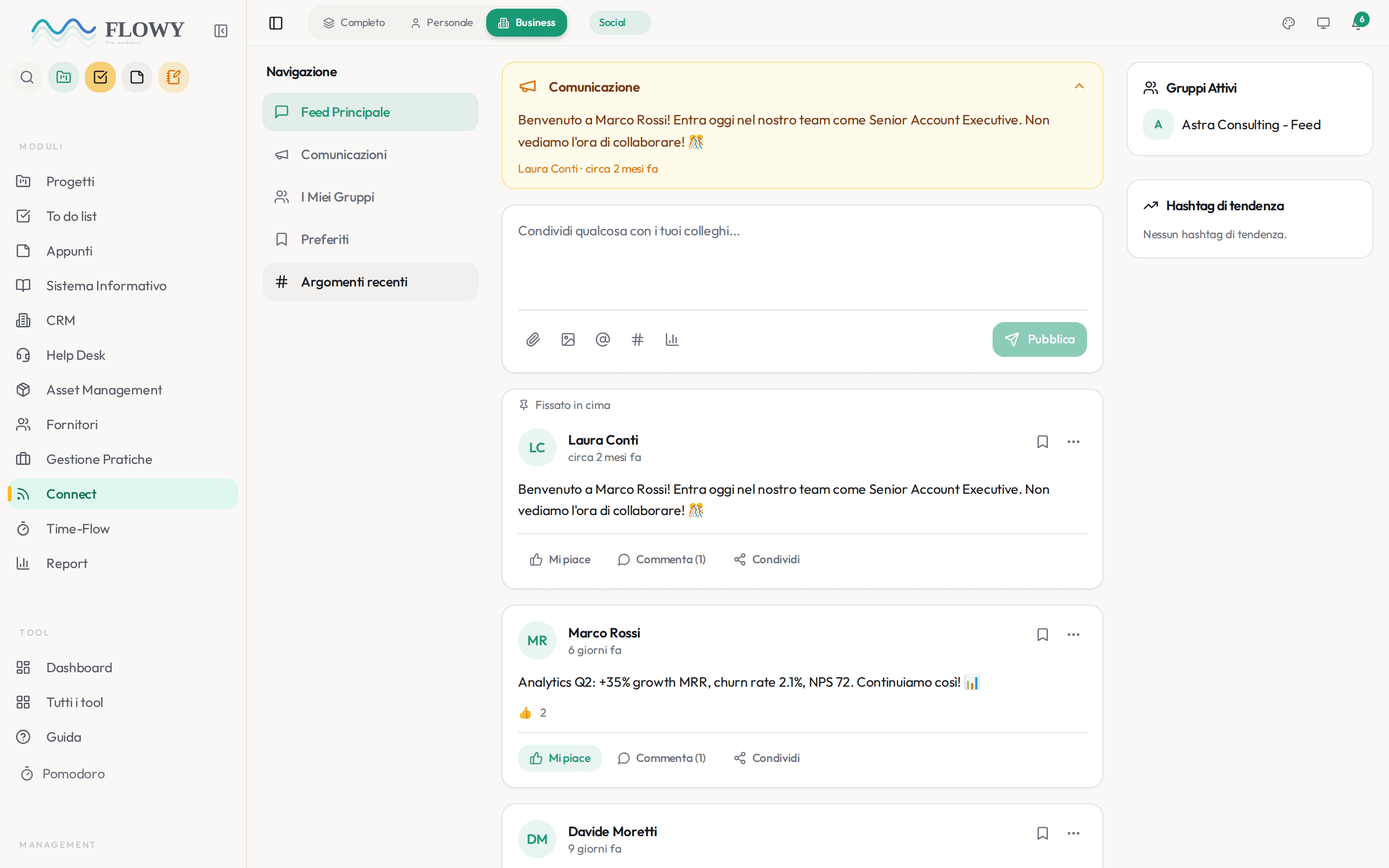 Connect (Social Feed)